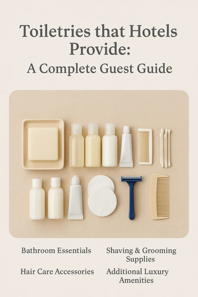 Toiletries Hotels Provide
